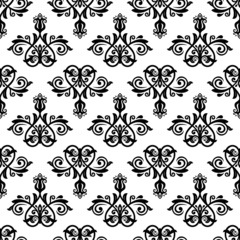 Damask Seamless Pattern. Abstract Background