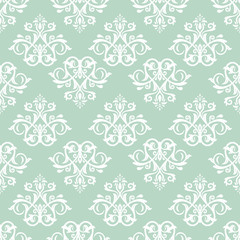 Damask Seamless Pattern. Abstract Background