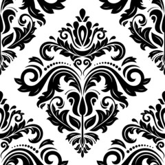 Damask Seamless Pattern. Abstract Background