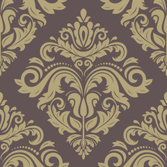 Damask Seamless Pattern. Abstract Background