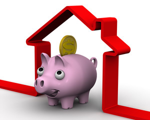 Сбережения на покупку недвижимости. Концепция