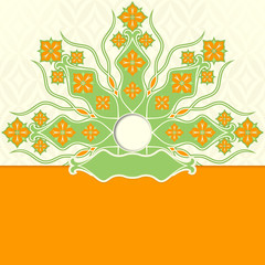 Decorative floral background