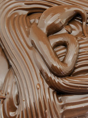 Fondo de crema de chocolate