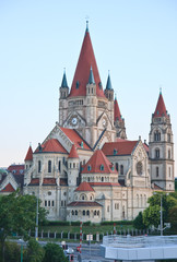 Obraz premium Church of St. Francis of Assisi. Vienna. Austria