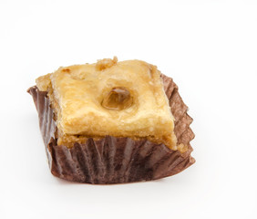 Pastelito arabe con miel