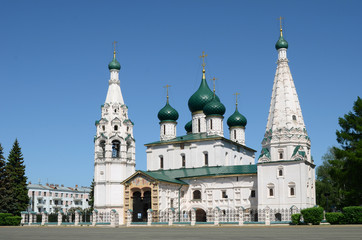 Fototapeta na wymiar The church of Iliay the Prophet. Yaroslavl. Russia