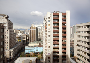 Fototapeta premium Santiago city