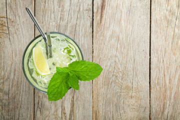 Fresh mojito cocktail