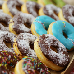 colorful donuts