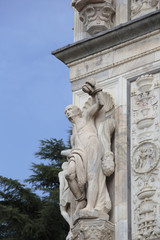 Fototapeta na wymiar Pavia, La Certosa