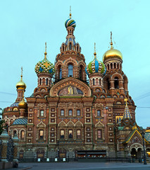 Fototapeta na wymiar Saint Petersburg, Russia, Orthodox Church 