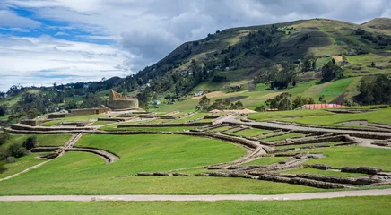 Poster View of an ancient Incan city © alanfalcony
