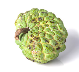 Custard apple isolate on white background