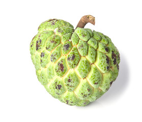 Custard apple isolate on white background