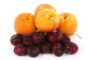 Fresh Apricot and Cherry