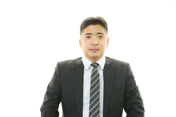 笑顔のビジネスマン