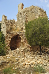 Fototapeta na wymiar Yehiam Fortress National Park