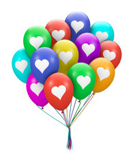 Obraz na płótnie Canvas love balloon