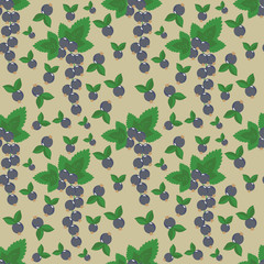 black currants pattern