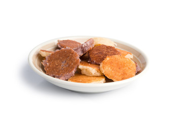 kind of Thai sweetmeat on white background