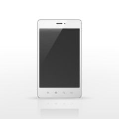 smart phone with blank screen