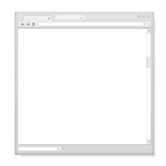 blank web page