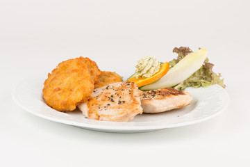 Putenbruststeak mit Röstinchen