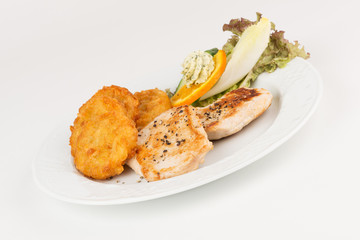 Putenbruststeak mit Röstinchen