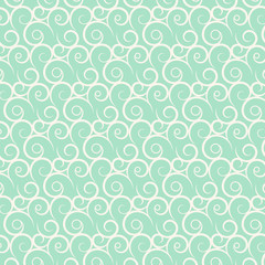 vector seamless curve and wavy pattern