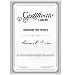 Certificate template