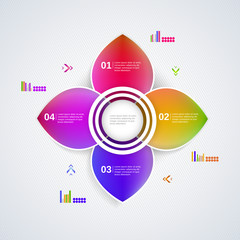 Abstract template infographic