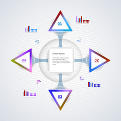 Abstract template infographic