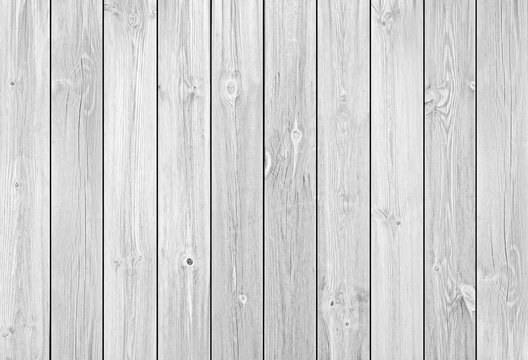 Fototapeta White Wood Planks as Background or Texture, Natural Pattern