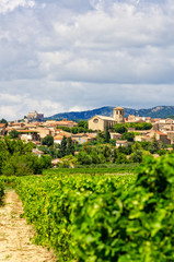 Fototapeta na wymiar village in provence