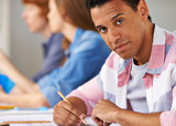 Guy at lesson