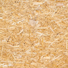 Surface made of pressed wood shavings