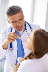 Fototapeta premium Sore throat