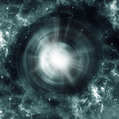 The explosion of a black hole