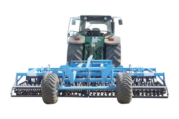 Obraz premium tractor with a plow