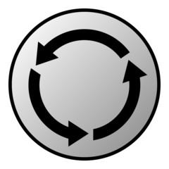 Arrows circle button