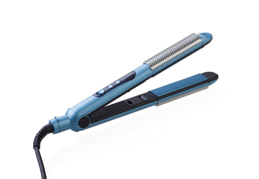 Blue Electric Hair Straightener