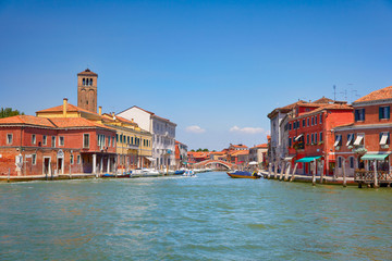 View on Murano canals, Italy