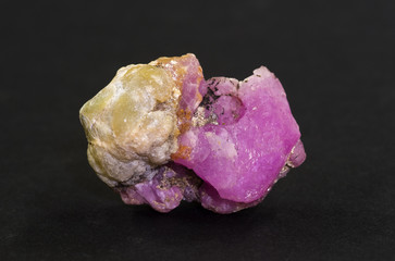 Uncut ruby from Prilep, Macedonia. 3.4cm across.