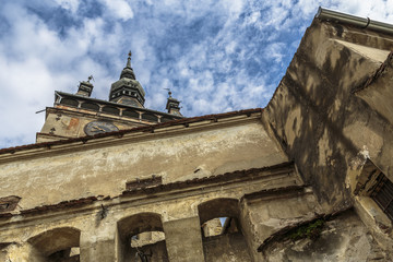 Obraz premium Clock Tower of Sighisoara citadel, Romania