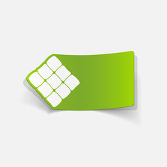 realistic design element: ketupat