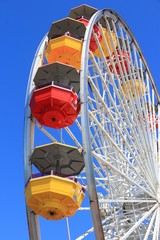Ferris wheel in Santa Monica, California