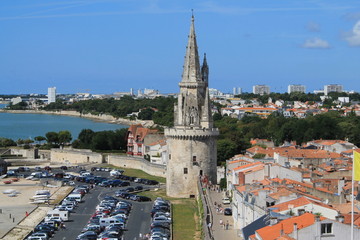 Obraz premium Tour de La Lanterne de La Rochelle, France