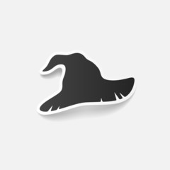 realistic design element: witch hat