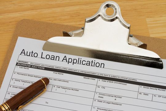 Auto Loan Application Form