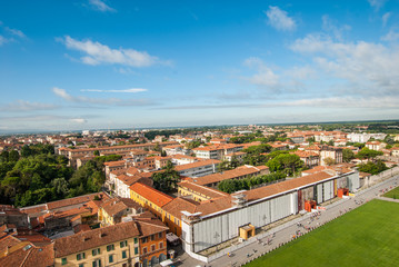 Obraz premium Panorama belvedere di Pisa, veduta area